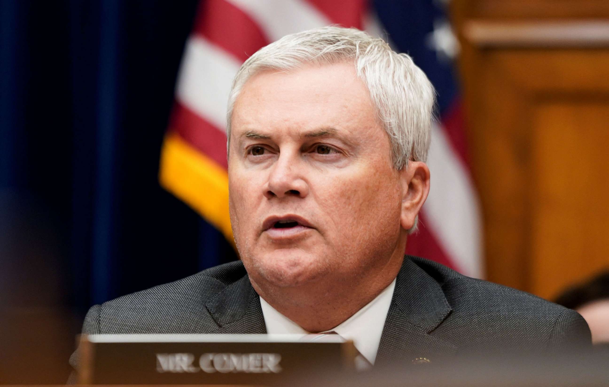 PHOTO: Rep. James Comer attends a hearing of the House Select Subcommittee on the Coronavirus Pandemic about the effect of the coronavirus disease (COVID-19) pandemic on students and schools, April 26, 2023.