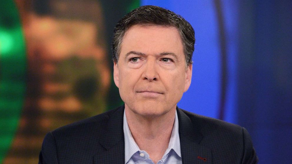 PHOTO: James Comey appear's on ABC's "The View," April 18, 2018.