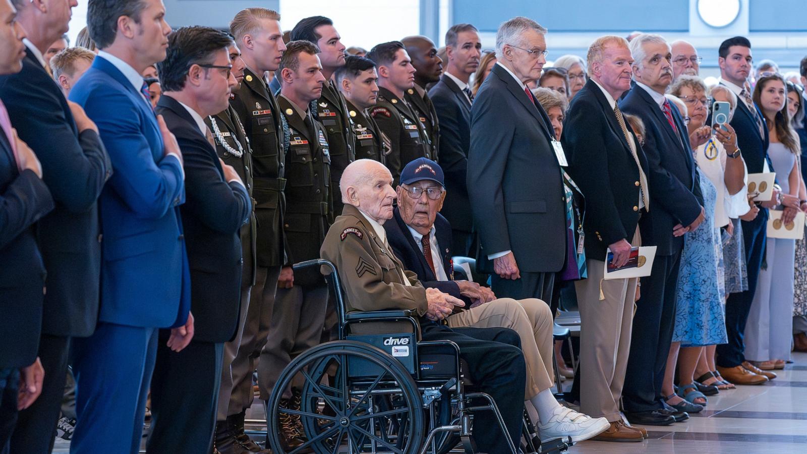 Rangers lead the way' -- World War II Army Rangers honored with