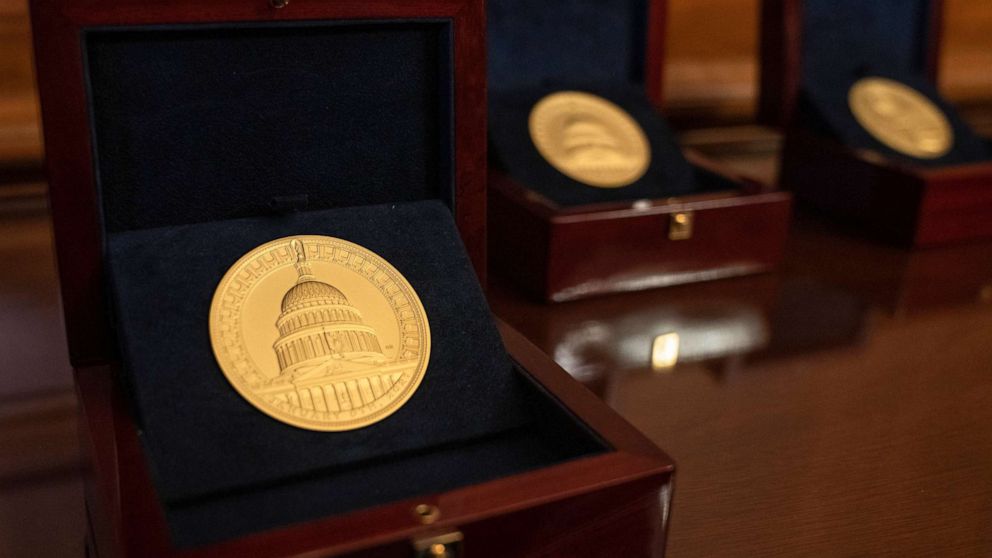 Jan. 6 officers awarded Congressional Gold Medals; some family seem to