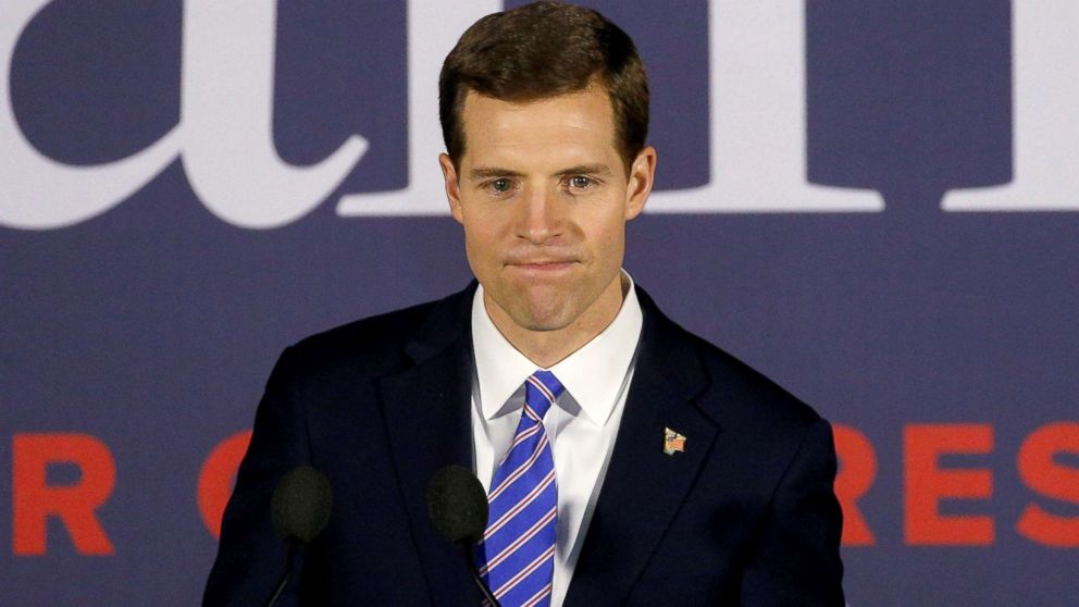 Democratic congressional candidate Conor Lamb speaks during his election night rally in Canonsburg, Pennsylvania, March 13, 2018.