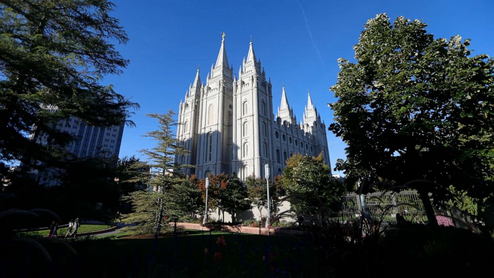 PHOTO: The Salt Lake Temple of the Church of Jesus Christ of Latter-Day Saints is shown in Salt Lake City. Oct. 5, 2019.