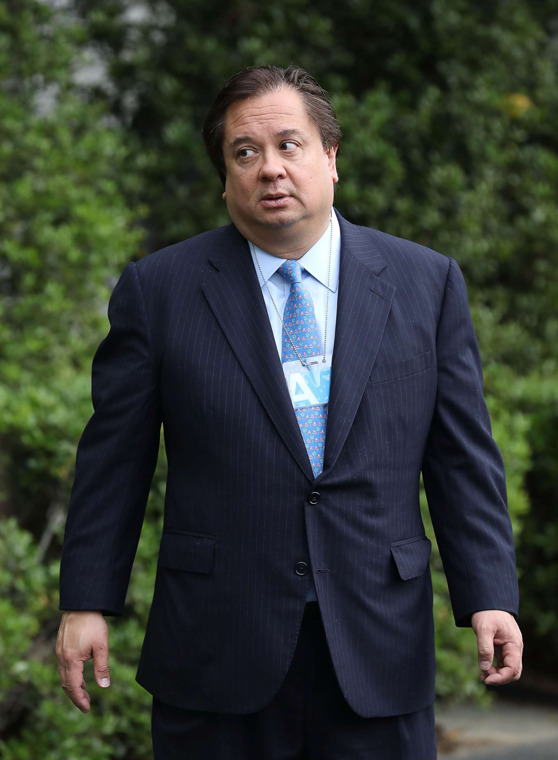 PHOTO: George T. Conway III, husband of White House Counselor to the President Kellyanne Conway, attends the 139th Easter Egg Roll on the South Lawn of the White House, April 17, 2017.