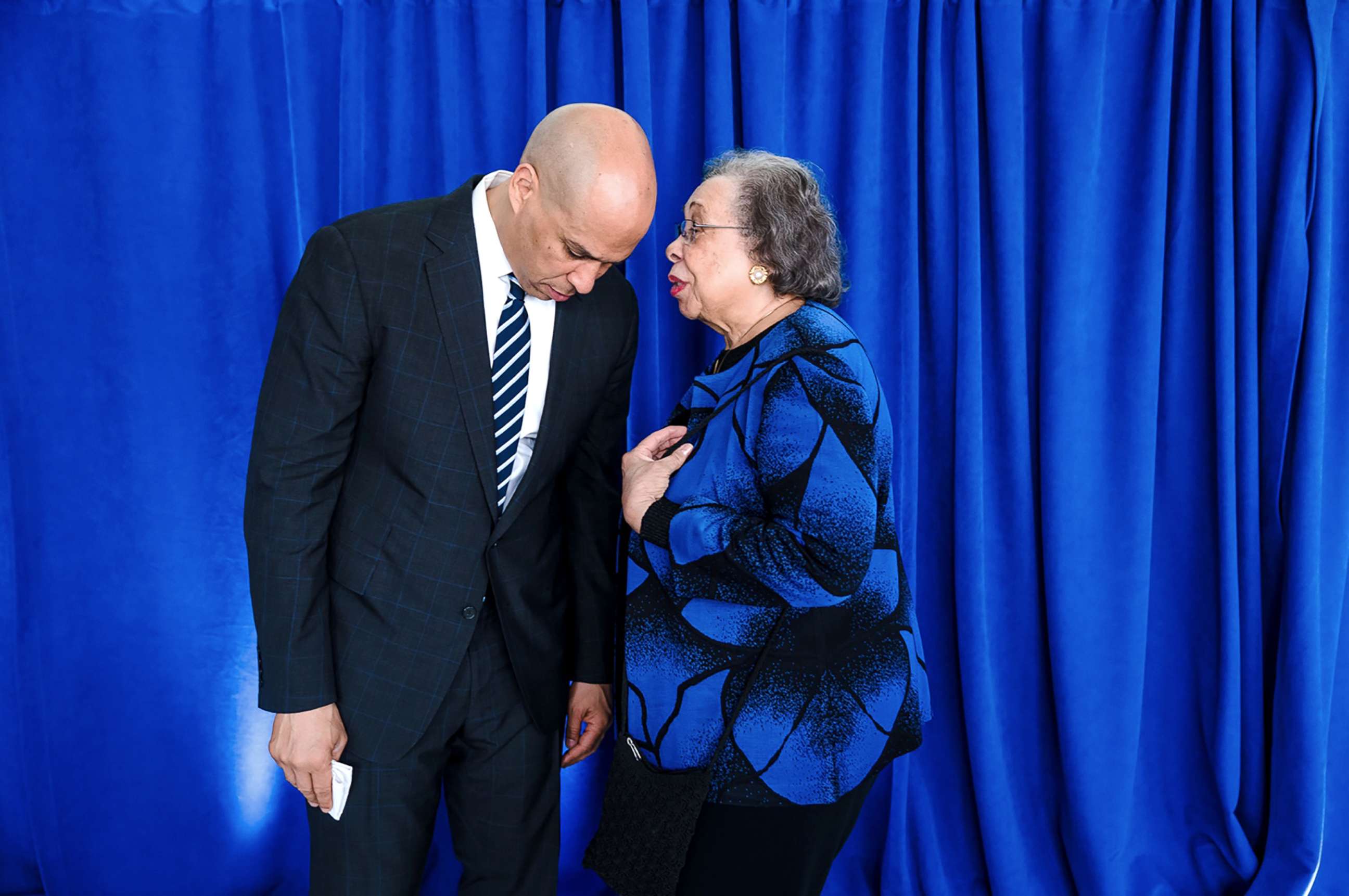 PHOTO: Sen. Cory Booker and his Mom, Carolyn. Undated. 