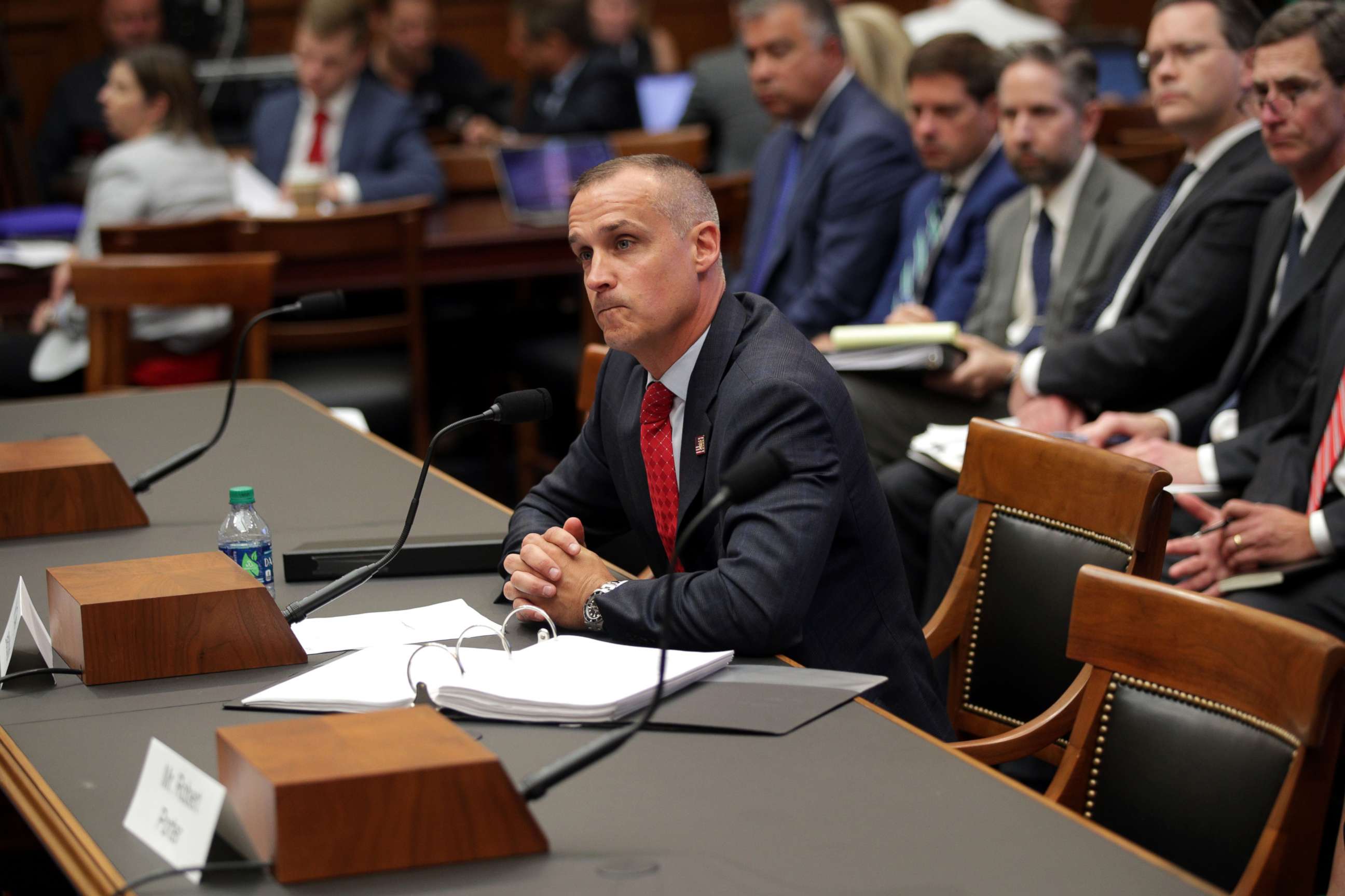 PHOTO: Former Trump campaign manager Corey Lewandowski testifies during a hearing before the House Judiciary Committee in the Rayburn House Office Building on Capitol Hill, Sept. 17, 2019, in Washington, DC.