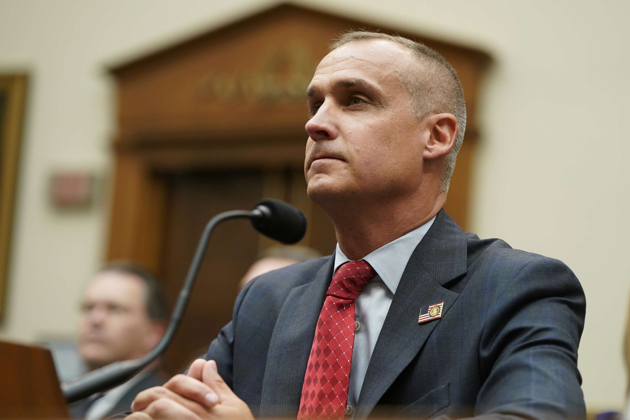 PHOTO: Corey Lewandowski, President Trump's former campaign manager and close confidant, is seated to testify before the U.S. House Judiciary Committee's first hearing of their impeachment investigation on Capitol Hill in Washington, Sept. 17, 2019.