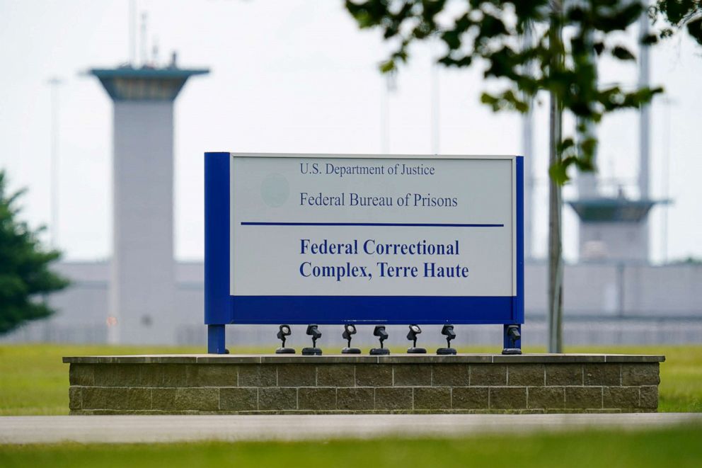 PHOTO: The federal prison complex in Terre Haute, Ind., Aug. 28, 2020. 