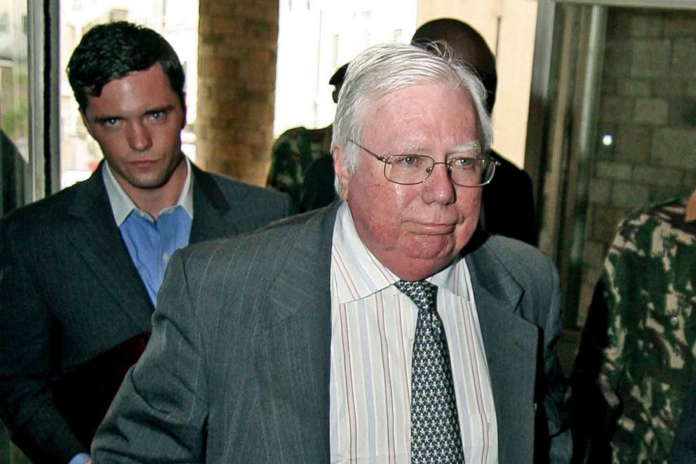 PHOTO: Jerome Corsi arrives at the immigration department in Nairobi, Kenya, Oct. 7, 2008. Corsi, a conservative writer and associate of President Donald Trump confidant Roger Stone says he is in plea talks with special counsel Robert Mueller's team.