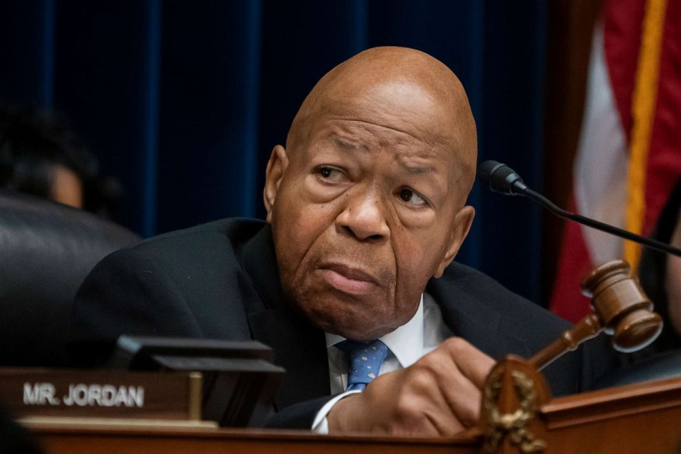 PHOTO: House Oversight and Reform Committee Chairman Elijah Cummings, D-Md., leads the vote to subpoena presidential counselor Kellyanne Conway for not appearing before the panel on Capitol Hill, June 26, 2019.