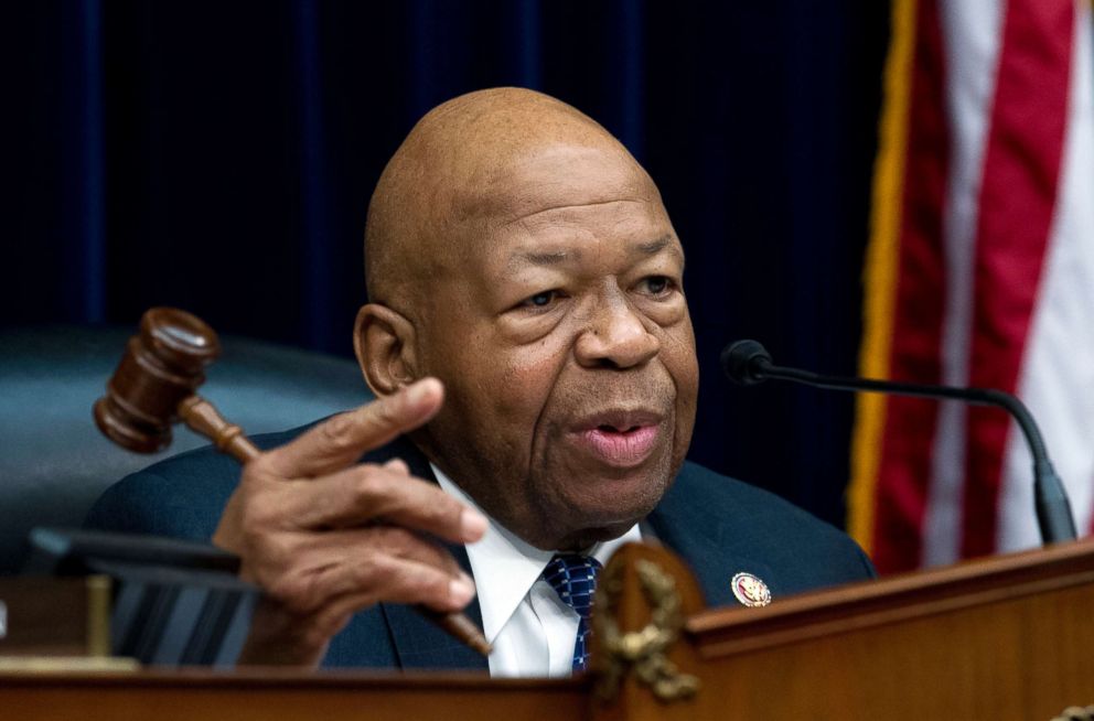 PHOTO: House Oversight and Reform Committee Chair Elijah Cummings, D-Md., speaks during the House Oversight Committee hearing on Capitol Hill, March 14, 2019.