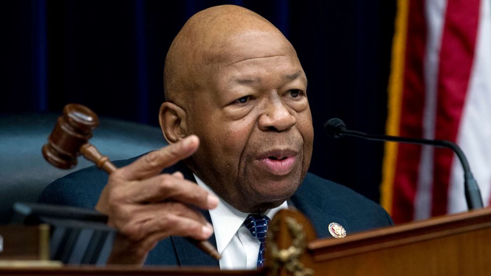 House Oversight and Reform Committee Chair Elijah Cummings speaks on Capitol Hill, March 14, 2019.