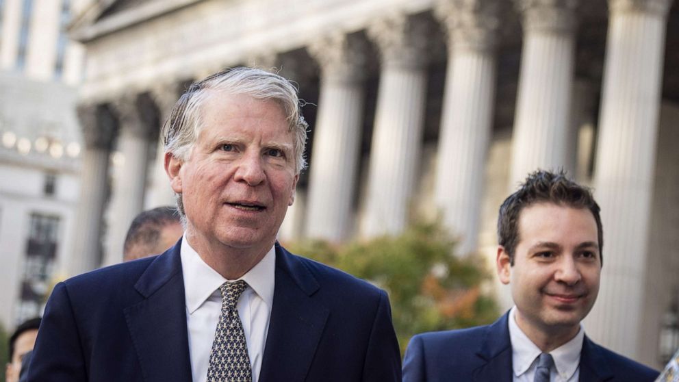 PHOTO: Manhattan District Attorney Cy Vance arrives at federal court for a hearing related to President Donald Trump's financial records, Oct. 23, 2019, in New York City.