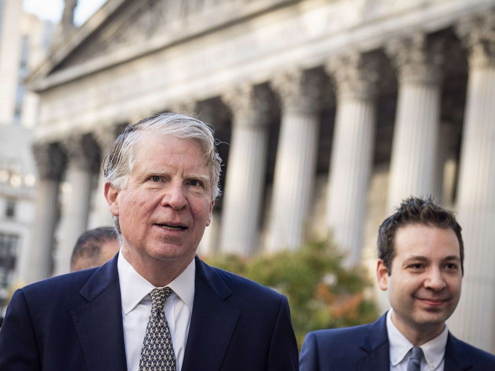 PHOTO: Manhattan District Attorney Cy Vance arrives at federal court for a hearing related to President Donald Trumps financial records, Oct. 23, 2019, in New York City.