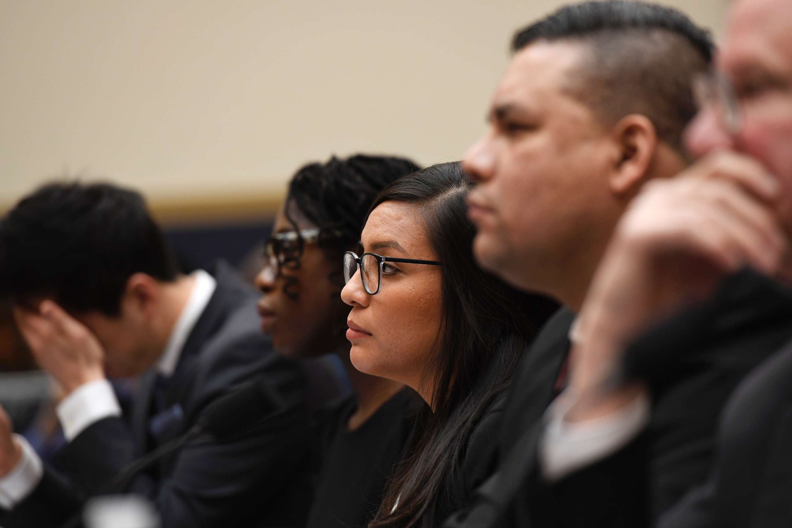 PHOTO: DACA recipient Yazmin Irazoqui Ruiz waits to testify at a House Judiciary Committee hearing on protections for Temporary Protected Status (TPS) recipients and DREAMers, on March 6, 2019, on Capitol Hill in Washington.