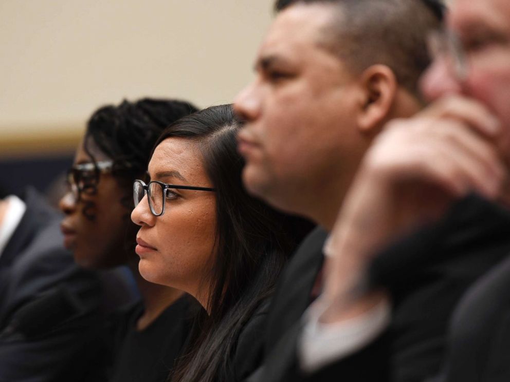 PHOTO: DACA recipient Yazmin Irazoqui Ruiz waits to testify at a House Judiciary Committee hearing on protections for Temporary Protected Status (TPS) recipients and DREAMers, on March 6, 2019, on Capitol Hill in Washington.