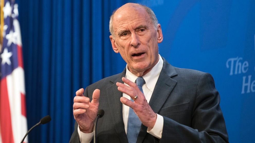 In this Oct. 13, 2017, file photo, Director of National Intelligence Dan Coats speaks at a Heritage Foundation event in Washington. Coats’ drumbeat of criticism against Russia is clashing loudly with President Donald Trump’s pro-Kremlin remarks.