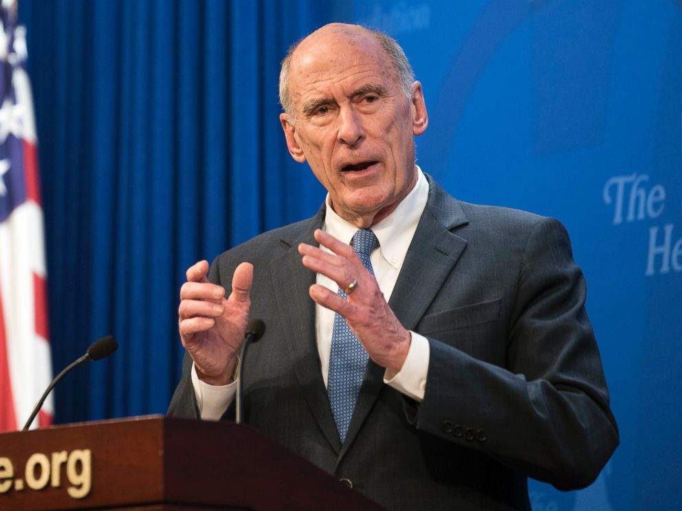 In this Oct. 13, 2017, file photo, Director of National Intelligence Dan Coats speaks at a Heritage Foundation event in Washington. Coats’ drumbeat of criticism against Russia is clashing loudly with President Donald Trump’s pro-Kremlin remarks.