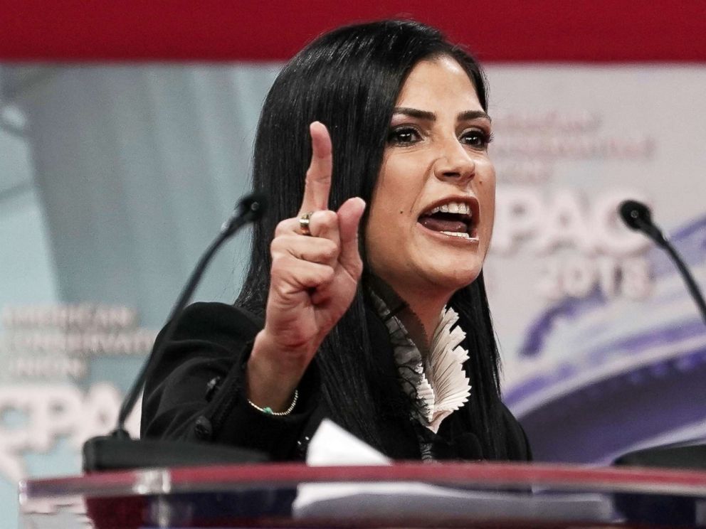 PHOTO: National Rifle Association spokeswoman Dana Loesch speaks during CPAC 2018 Feb. 22, 2018 in National Harbor, Md.