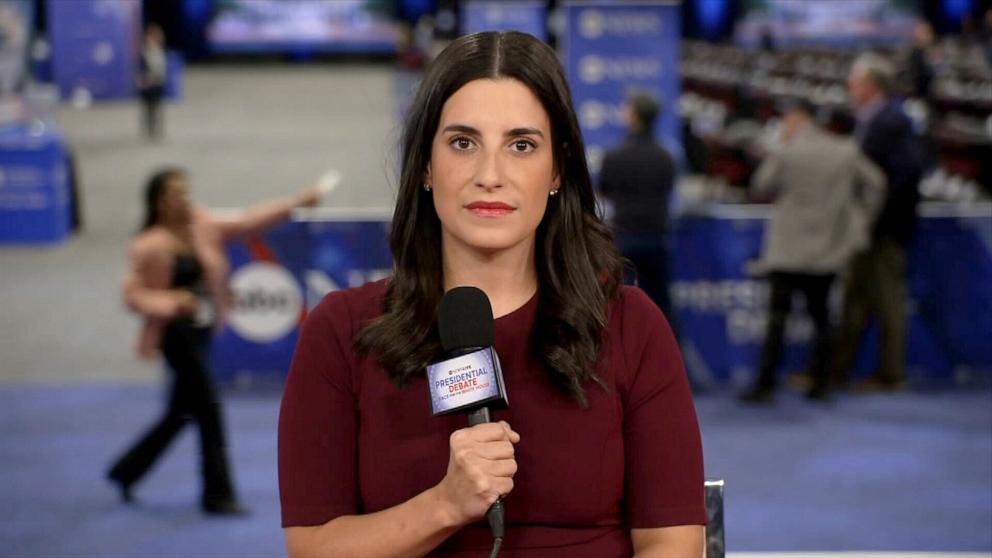PHOTO: Danielle Alvarez speaks with ABC News, Sept. 10, 2024.
