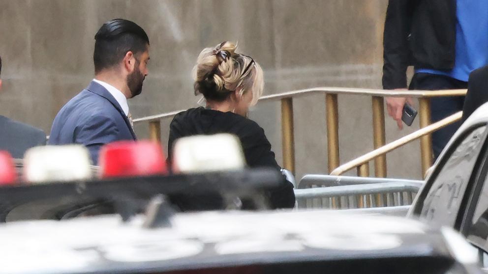 PHOTO: Stormy Daniels arrives at Manhattan Criminal Court on May 9, 2024 in New York City.