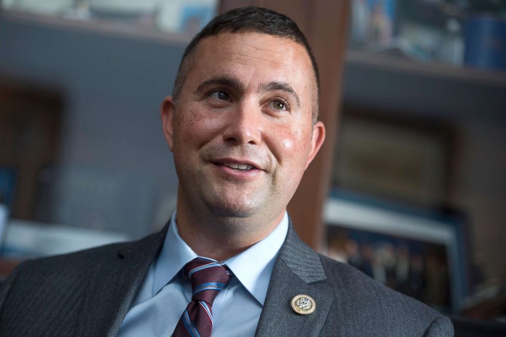 PHOTO: Rep. Darren Soto is interviewed in Longworth Building, April 11, 2018, in Washington.