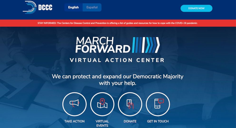 PHOTO: The Virtual Action Center is a new organizing platform from the DCCC launching on May 1, 2020.
