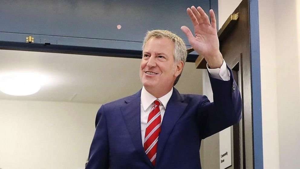 New York City Mayor Bill De Blasio Announces 2020 Presidential Bid Good Morning America 6636