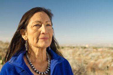 PHOTO: Deb Haaland is on the Democratic ballot in the June 5 primaries for New Mexicos 1st Congressional District. If she wins her partys nominee and wins in the general election, shell become the countrys first ever Native American congresswoman.