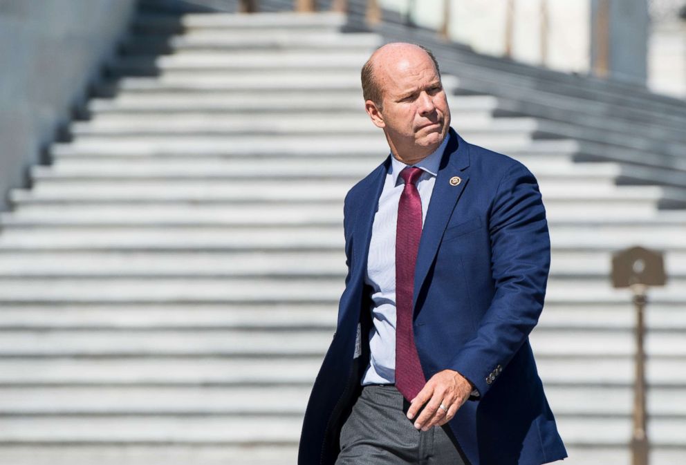 PHOTO: Rep. John Delaney, D-Md., walks by the Capitol, Oct. 2, 2017. 