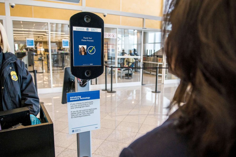 PHOTO: Delta Air Lines reveals their new biometric scanning technology at Hartsfield-Jackson International Airport in Atlanta, Ga., Nov. 19, 2018.