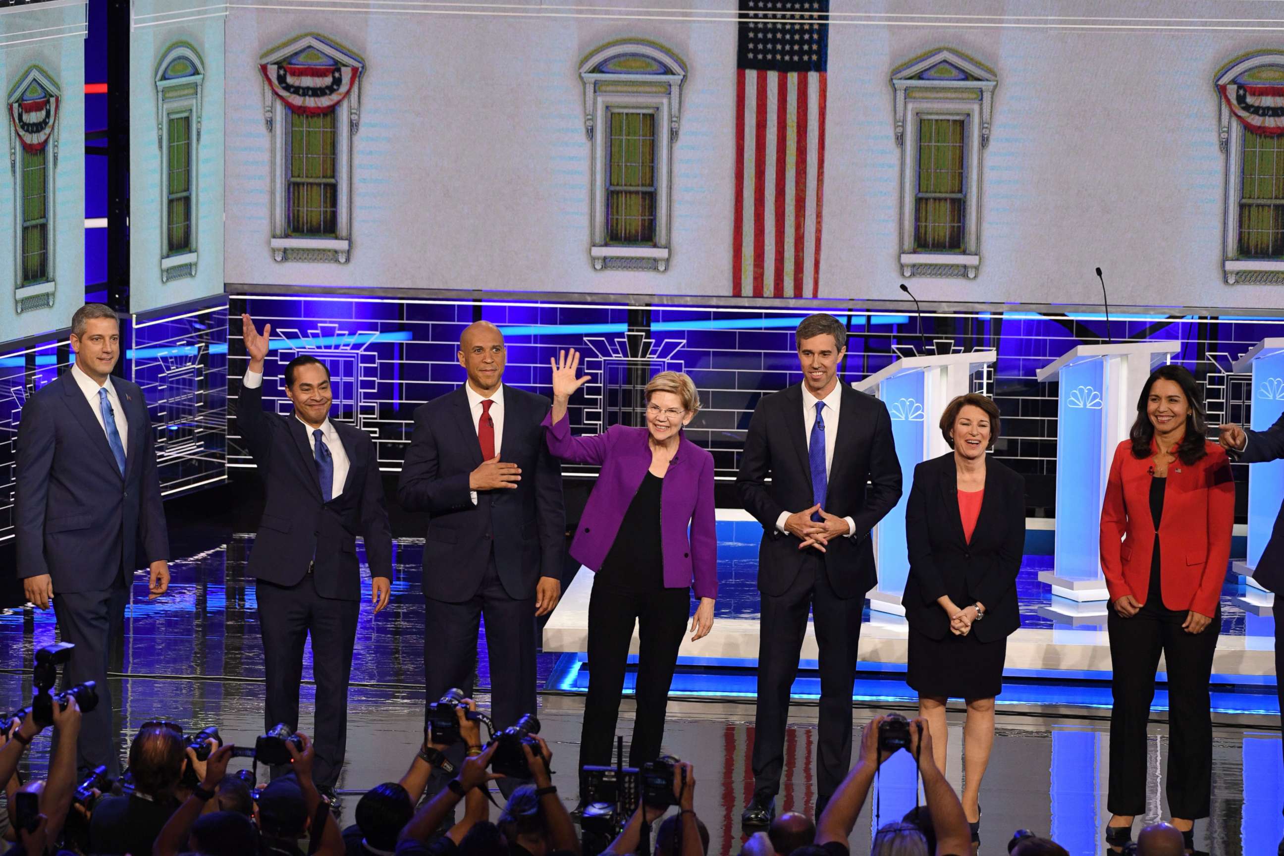 PHOTO: Democratic presidential candidates
