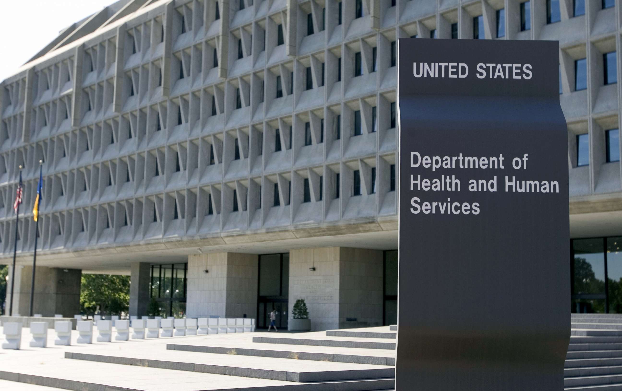PHOTO: The US Department of Health and Human Services building in Washington, DC, July 21, 2007.