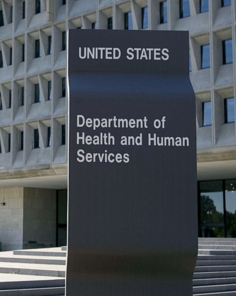 In this July 21, 2007, file photo, the US Department of Health and Human Services building is shown in Washington, D.C.