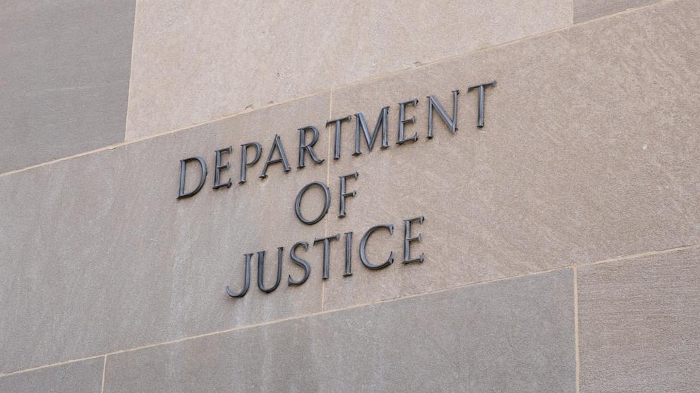PHOTO: The US Department of Justice (DOJ) headquarters building in Washington, D.C.