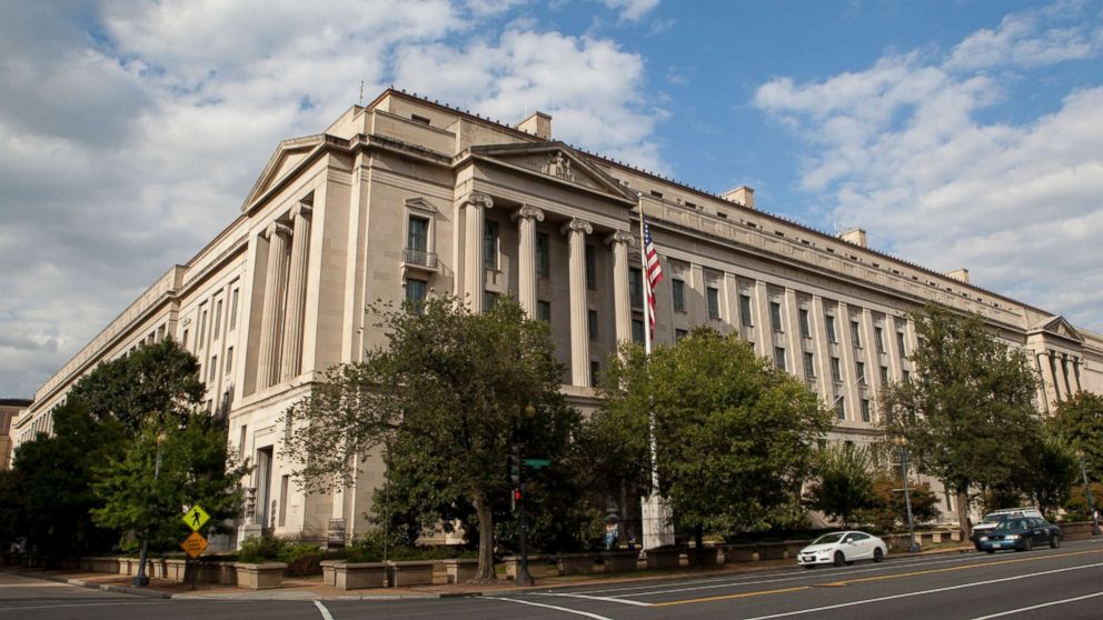 PHOTO: The Robert F. Kennedy Department of Justice Building is seen in Washington. 