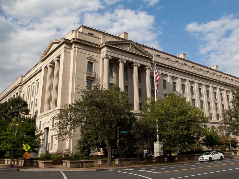 PHOTO: The Robert F. Kennedy Justice Building is visible in Washington. 