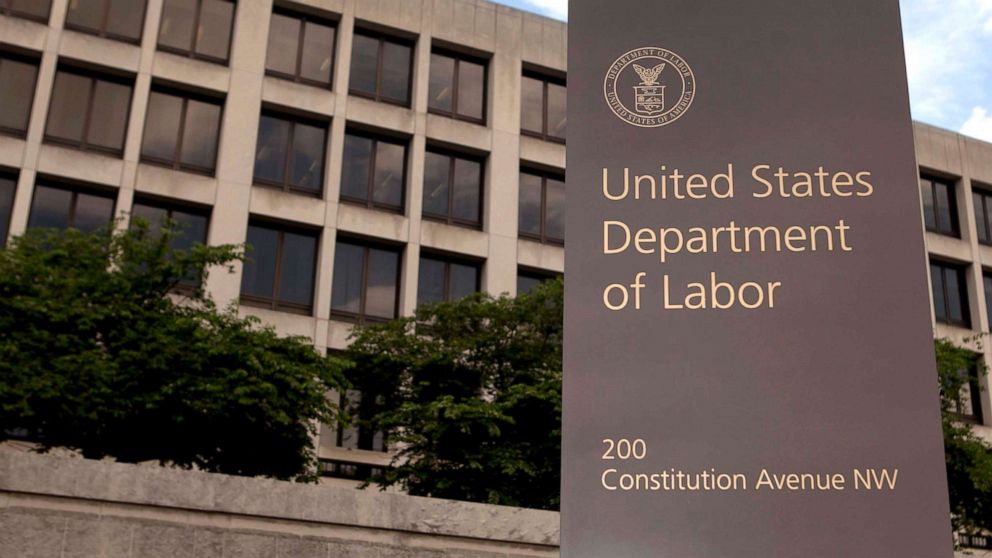 PHOTO: The Department of Labor headquarters stands in Washington, D.C., July 3, 2013.