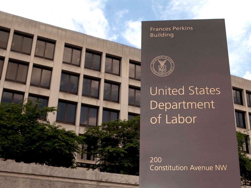 PHOTO: The Department of Labor headquarters stands in Washington, D.C., July 3, 2013.