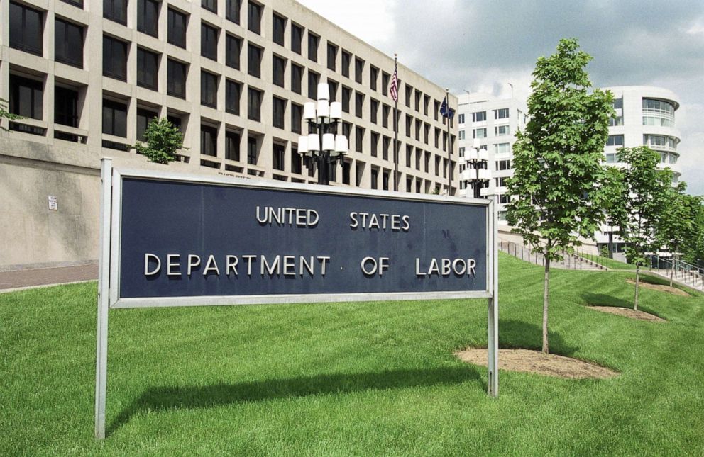 PHOTO: Department of Labor headquarters in Washington, D.C.