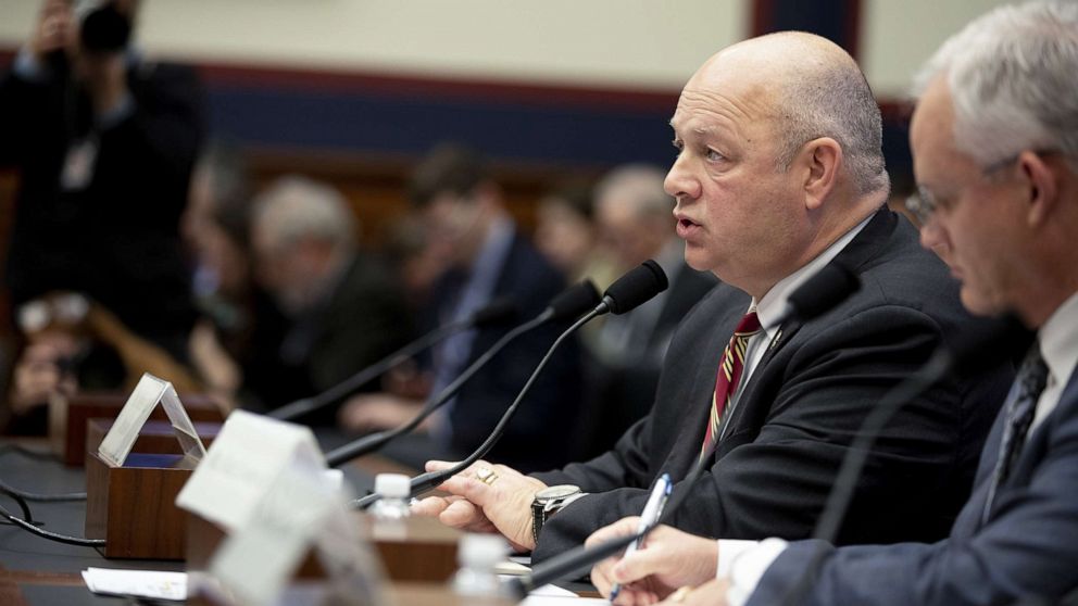 PHOTO: FAA ADMINISTRATOR Stephen M. Dickson speaks at a Oversight Hearing, Dec. 11, 2019, in Washington, D.C.
