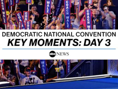 WATCH:  DNC Day 3 highlights: Walz tells Democrats to 'leave it on the field'