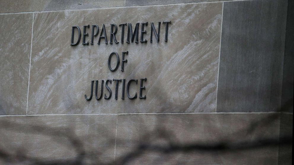 PHOTO: The Department of Justice building is pictured in Washington D.C., March 21, 2019.