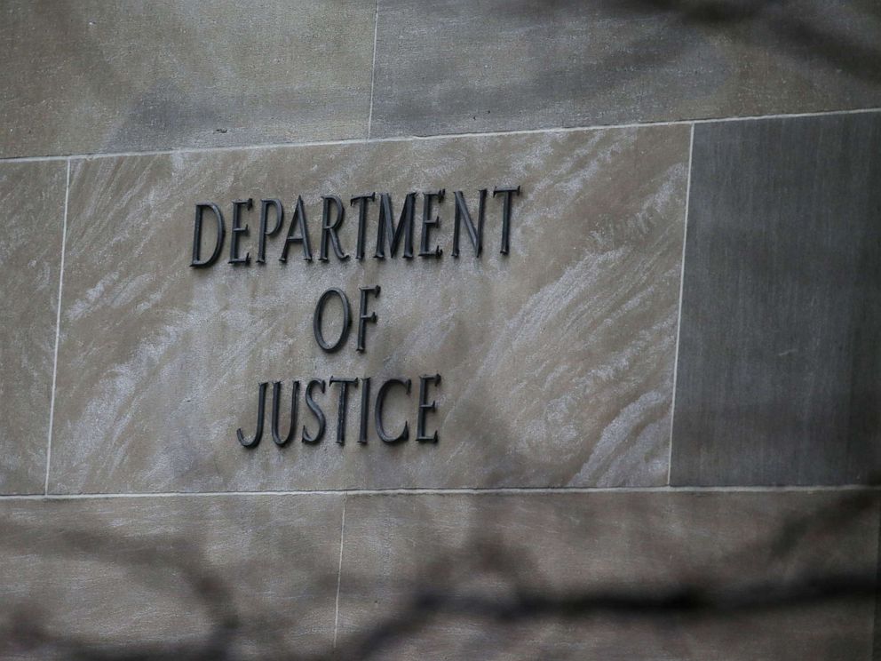 PHOTO: The Department of Justice building is pictured in Washington D.C., March 21, 2019.