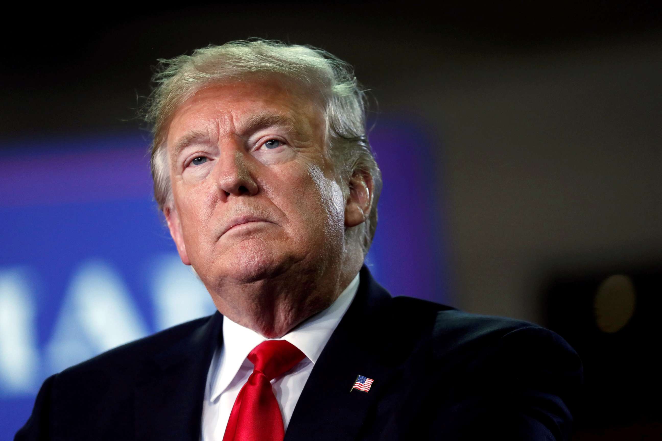 PHOTO: President Donald Trump holds a campaign rally in Erie, Pa., Oct. 10, 2018.