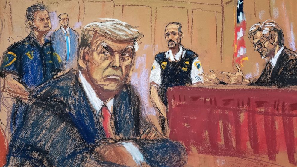 ‘Mucha expresión’: la dibujante de la corte Jane Rosenberg habla sobre dibujar a Trump en su juicio político