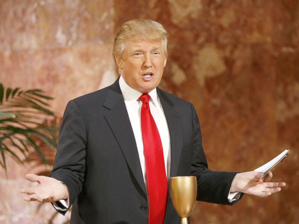 PHOTO: Donald Trump during Donald Trump Hosts AOL & Mark Burnetts Interactive Game Gold Rush at Trump Tower in New York City, Oct. 27, 2006.