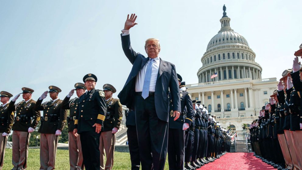 Trump attends National Peace Officers Memorial Service