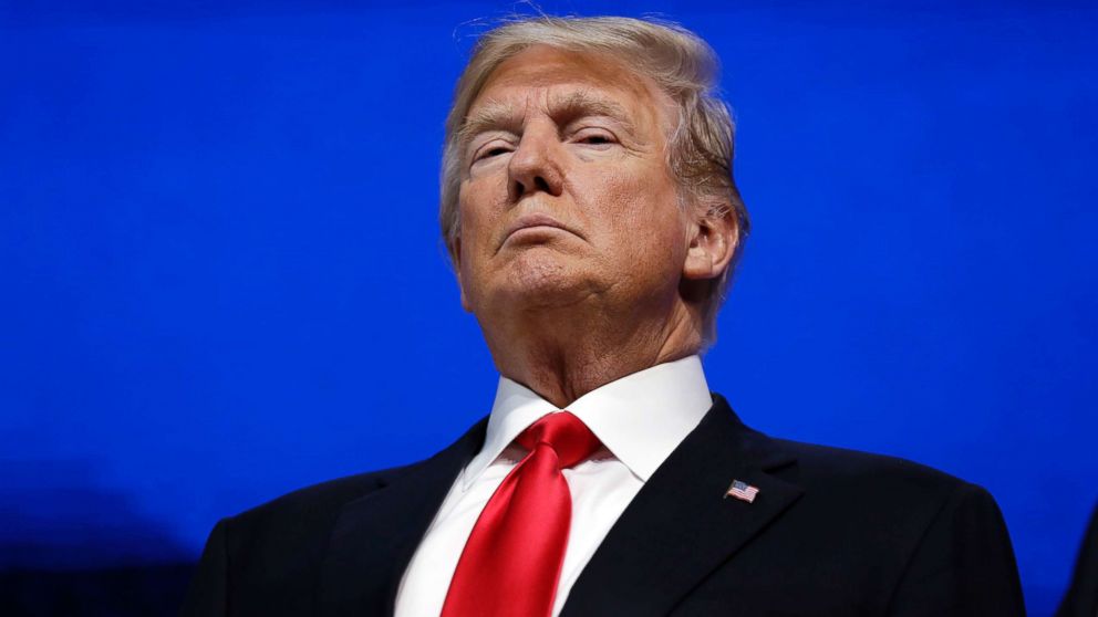 President Donald Trump arrives to delivers a speech to the World Economic Forum, Jan. 26, 2018, in Davos.