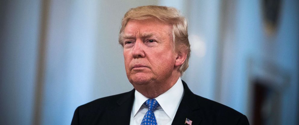 PHOTO: President Donald Trump is pictured in the White House in Washington, D.C., July 27, 2017.