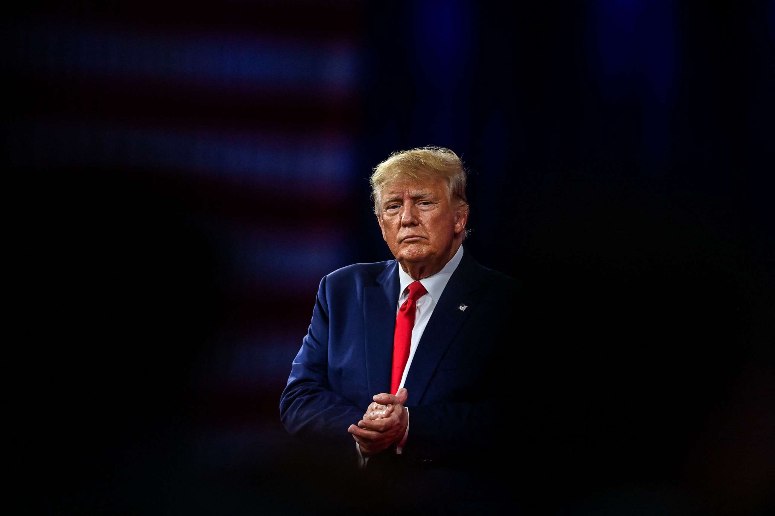 PHOTO: Former President Donald Trump speaks at the Conservative Political Action Conference 2022 (CPAC) in Orlando, Florida, Feb. 26, 2022.